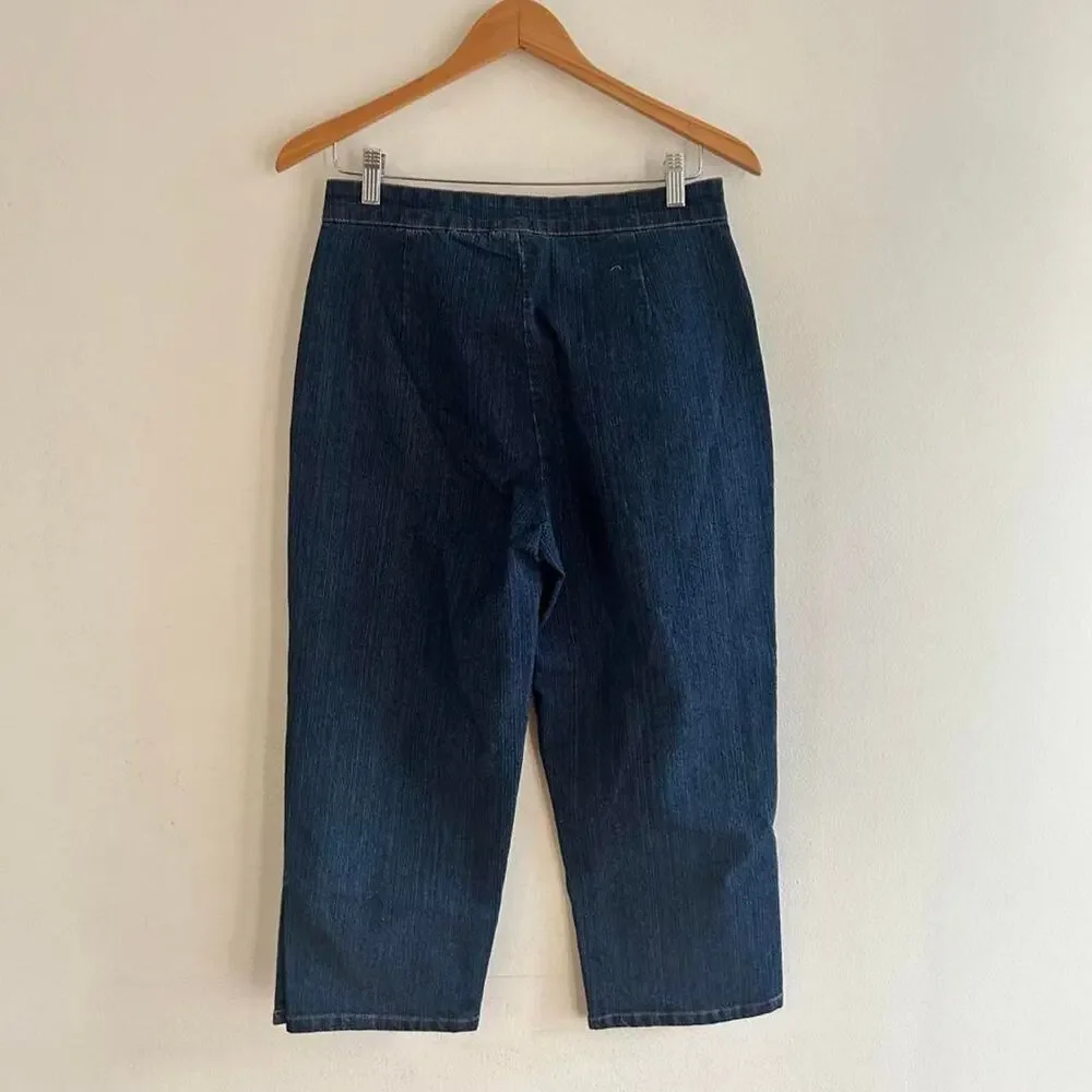 Vintage bill blass denim capri